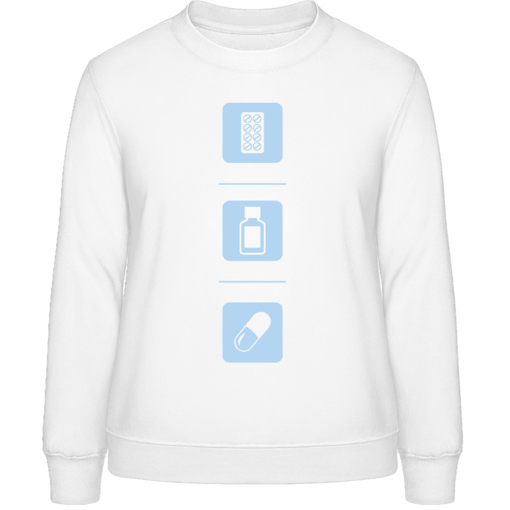 Pharmacy Medicine Sweatshirt för kvinnor contain pic