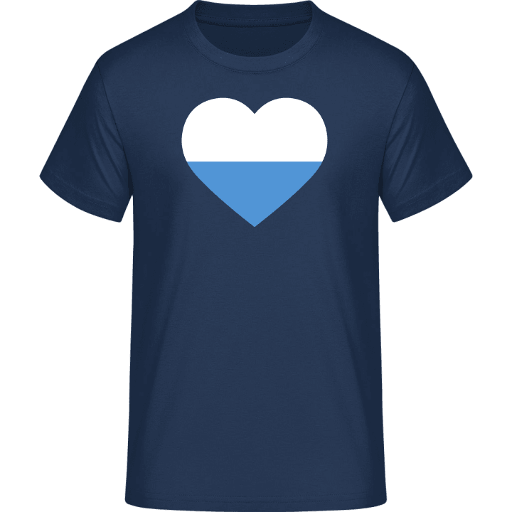 San Marino Heart Flag T-Shirt contain pic