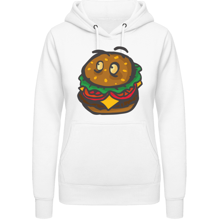 Hamburger With Eyes Vrouwen Hoodie contain pic