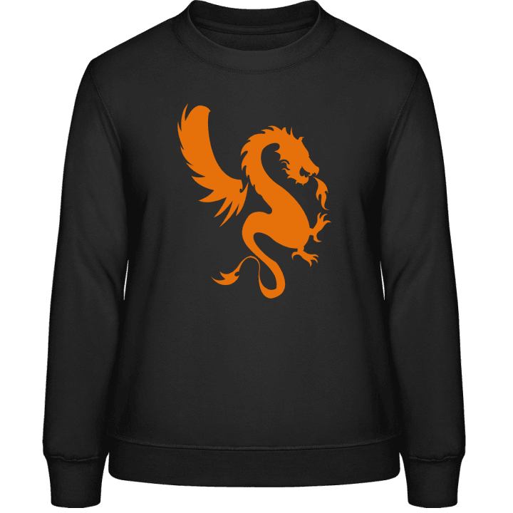 Dragon Symbol Minimal Sweatshirt för kvinnor 0 image