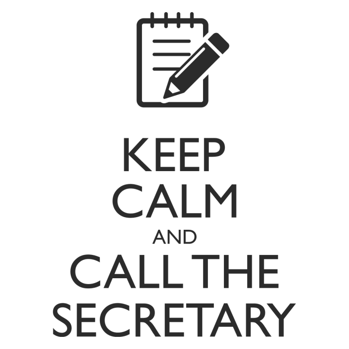 Keep Calm And Call The Secretary Vrouwen Lange Mouw Shirt 0 image