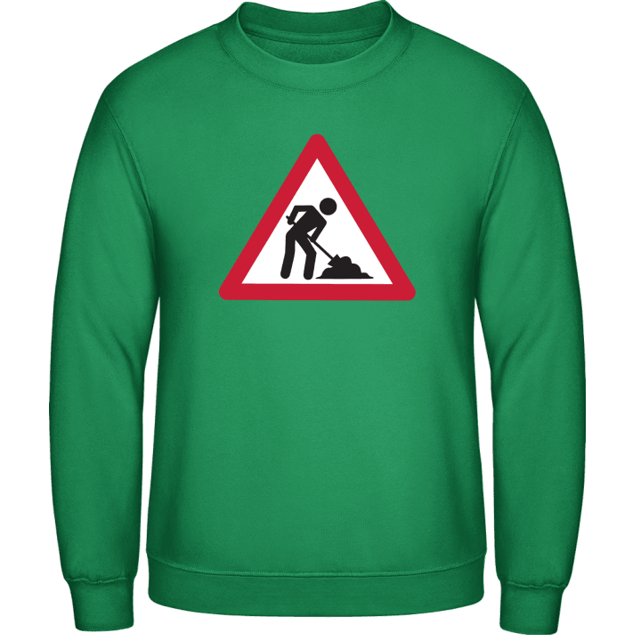 Construction Site Warning Sweatshirt contain pic