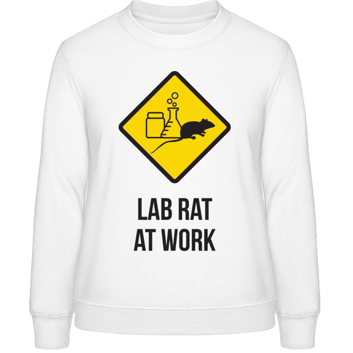 Lab Rat At Work Frauen Sweatshirt contain pic