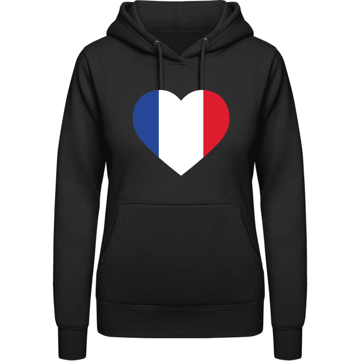 France Heart Vrouwen Hoodie contain pic