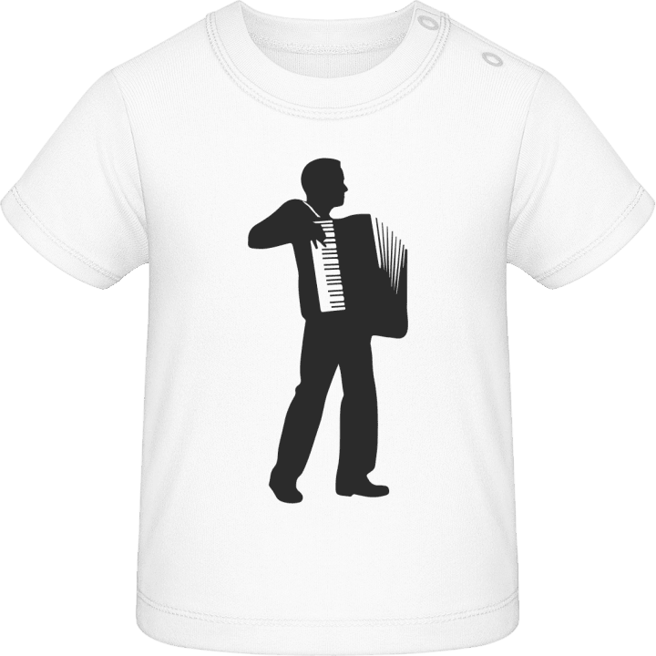 Accordion Player Silhouette Baby T-Shirt contain pic