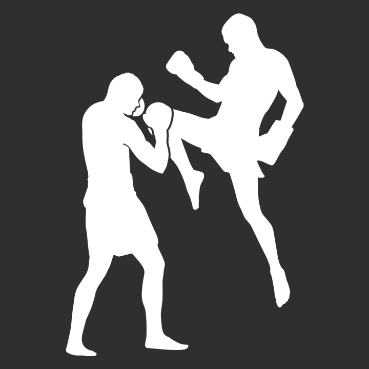 Kickboxing Silhouette Stofftasche 0 image
