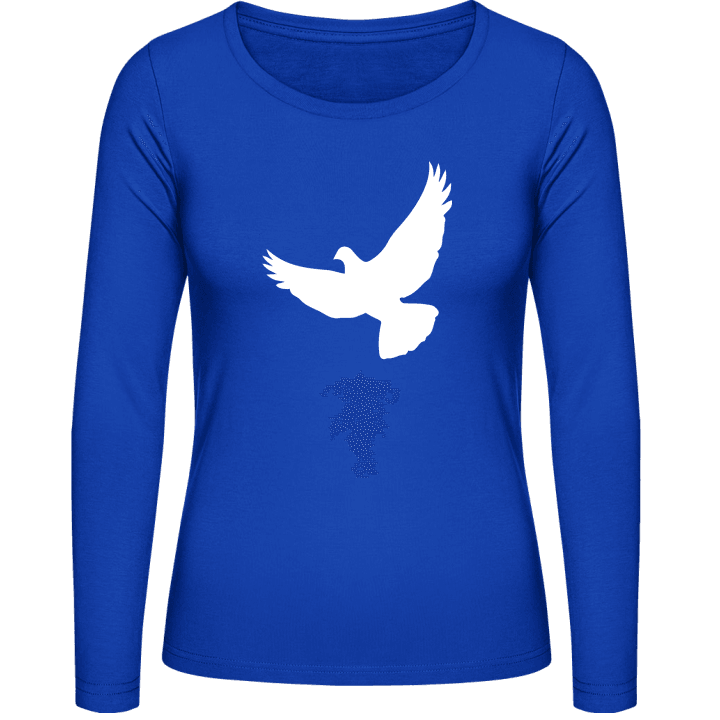 White Dove Icon T-shirt à manches longues pour femmes 0 image