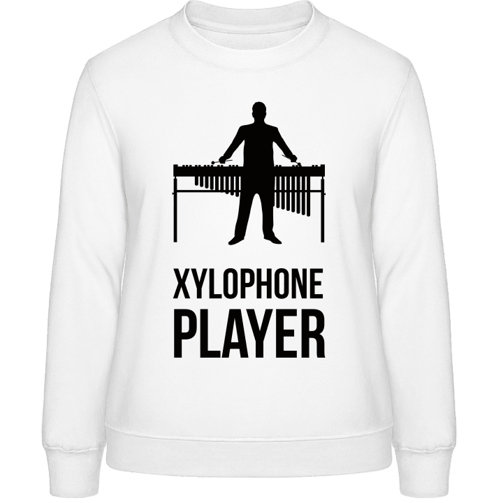 Xylophone Player Silhouette Sweatshirt för kvinnor contain pic