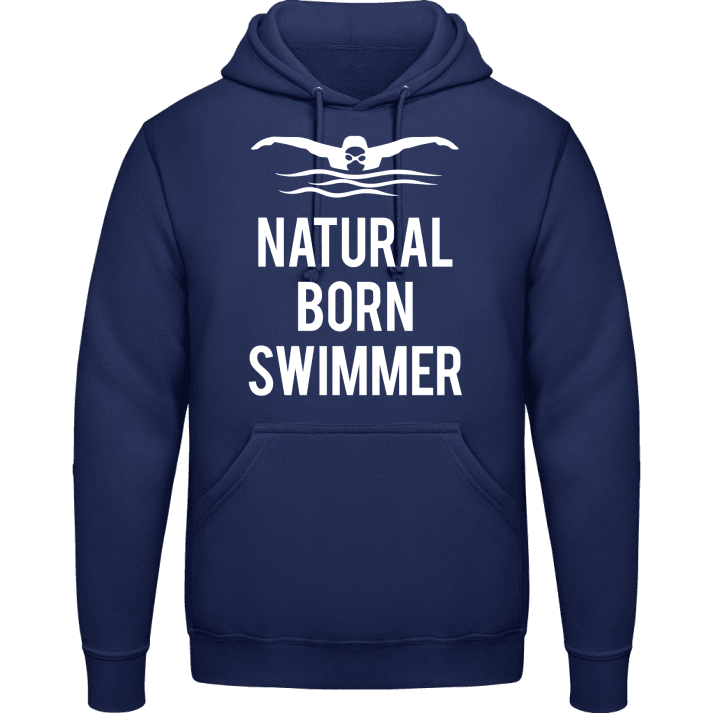 Natural Born Swimmer Felpa con cappuccio contain pic