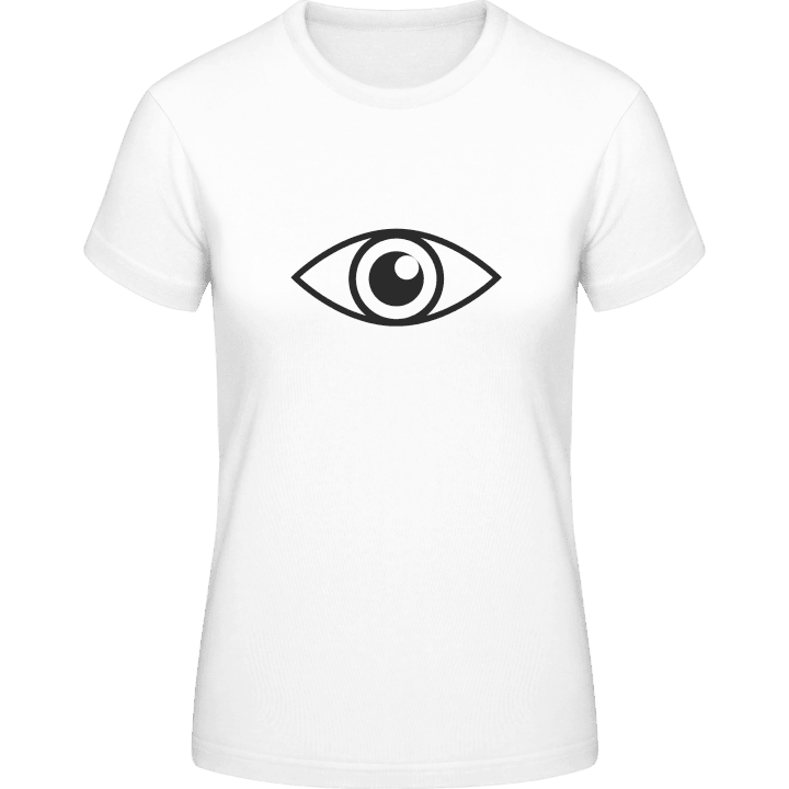 Auge Silhouette Frauen T-Shirt contain pic