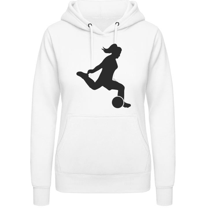 Female Soccer Illustration Women Hoodie contain pic