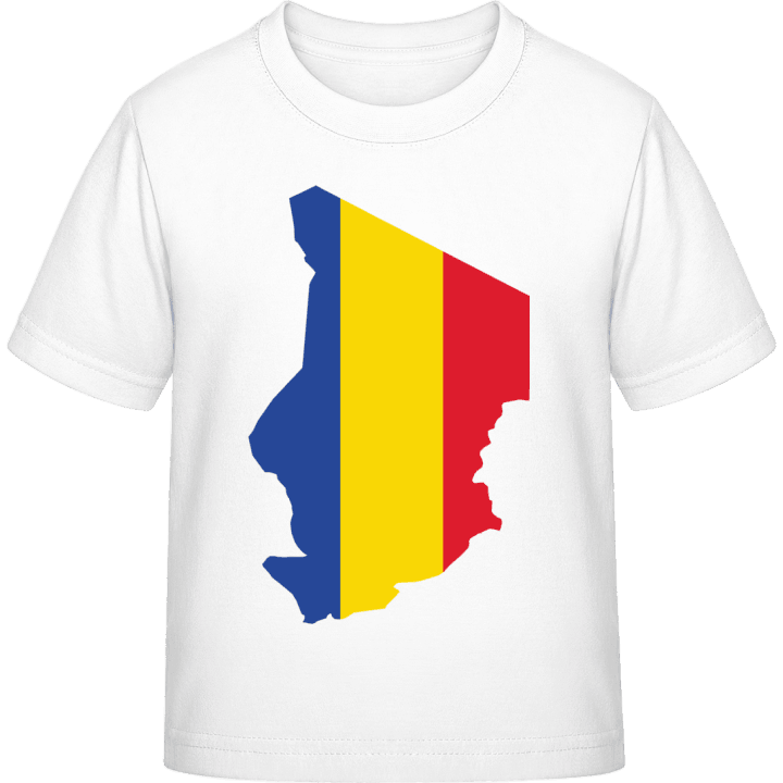 Tschad Map T-shirt för barn contain pic