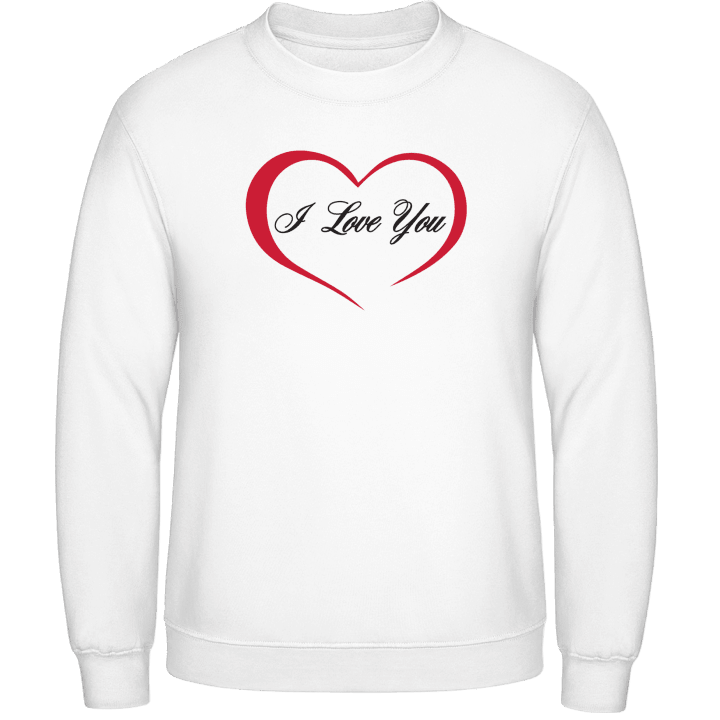I Love You Heart Sweatshirt contain pic