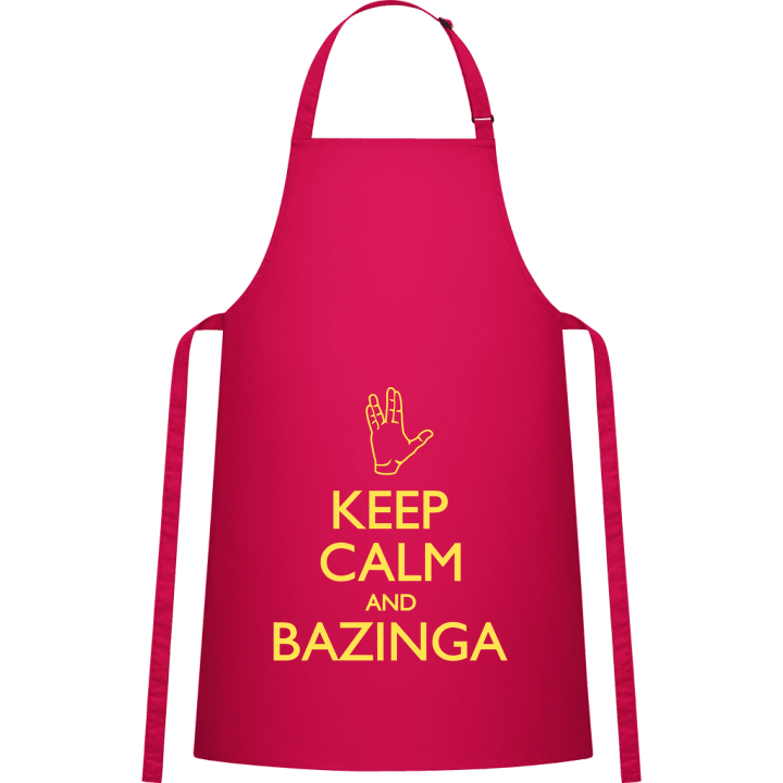 Keep Calm Bazinga Hand Kochschürze 0 image