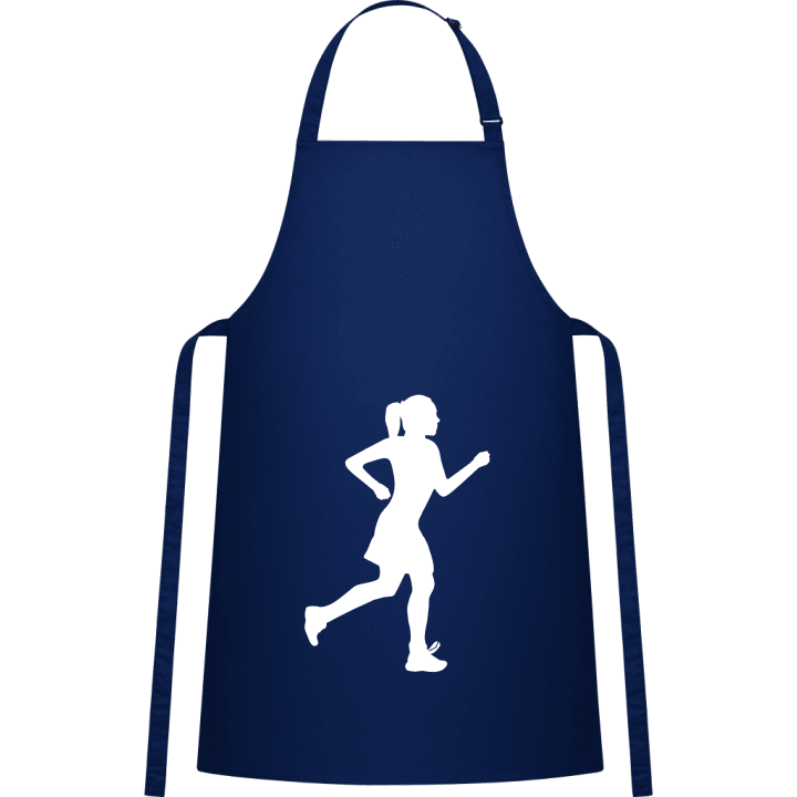 Jogging Woman Kitchen Apron contain pic