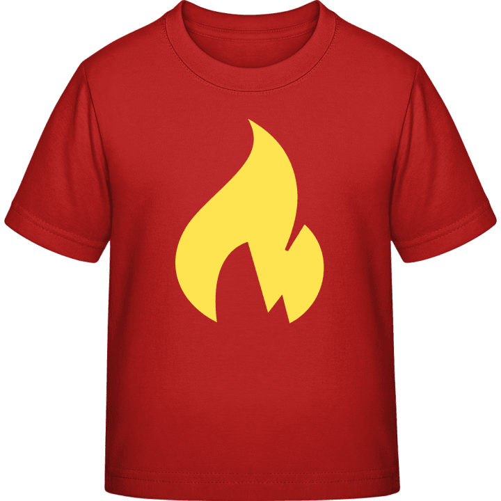flamme T-shirt pour enfants contain pic