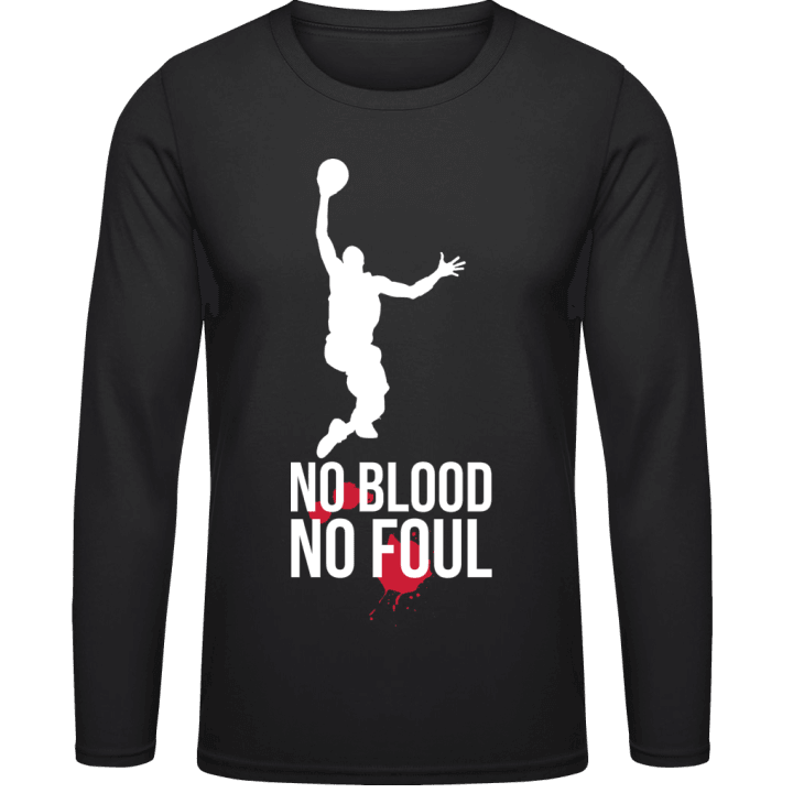 No Blood No Foul T-shirt à manches longues contain pic