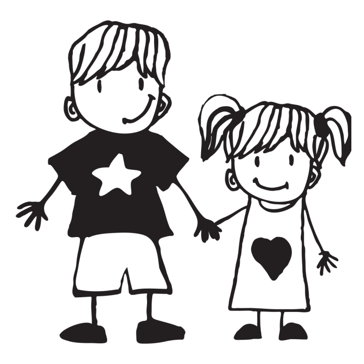 Brother And Sister Comic T-shirt til børn 0 image