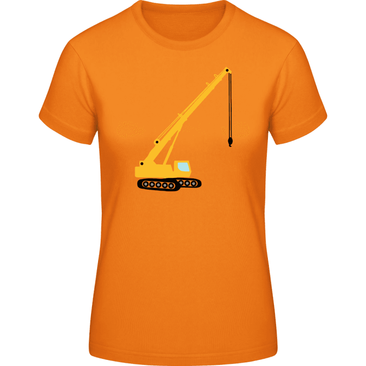 Crane Operator T-skjorte for kvinner contain pic