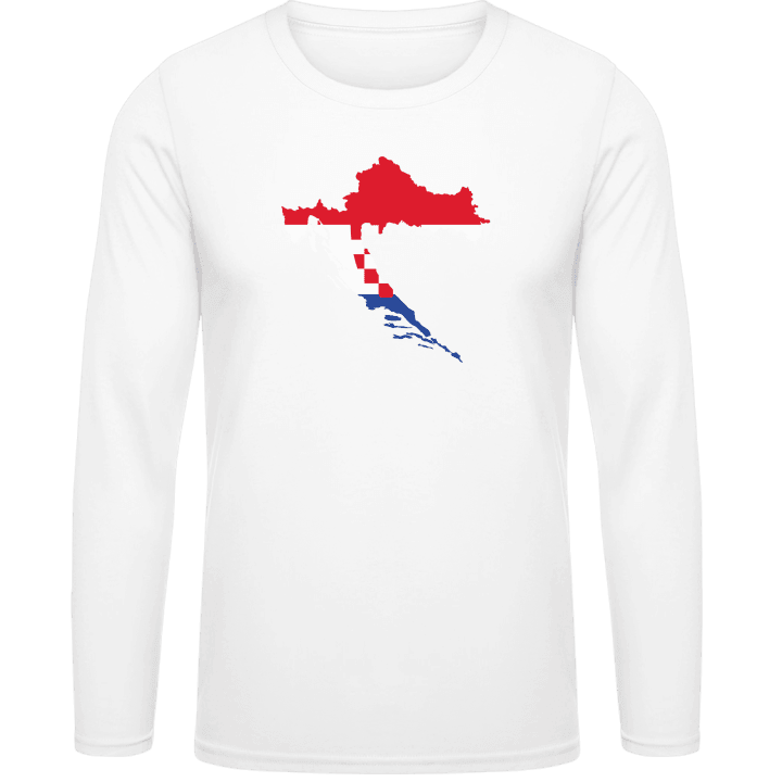Croatia Map Camicia a maniche lunghe contain pic