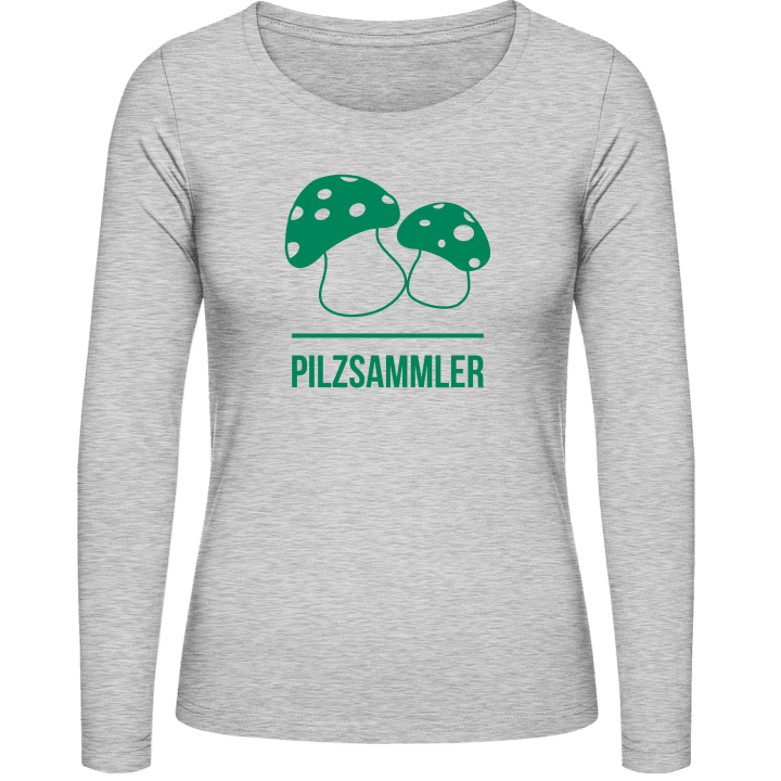 Pilzsammler Camisa de manga larga para mujer contain pic