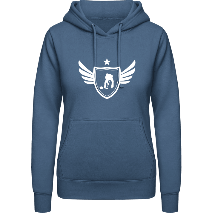 Curling Star Vrouwen Hoodie contain pic