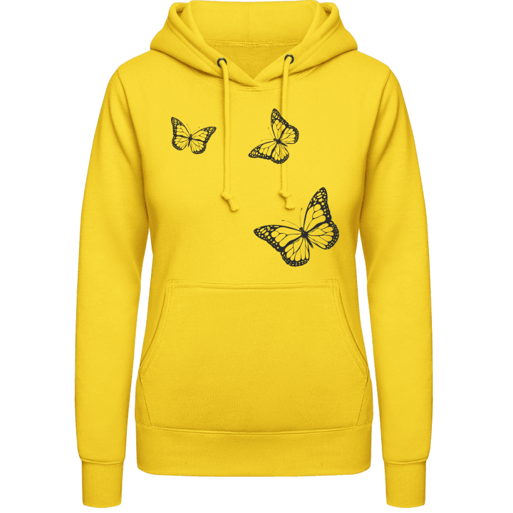 Butterflies Composition Felpa con cappuccio da donna 0 image