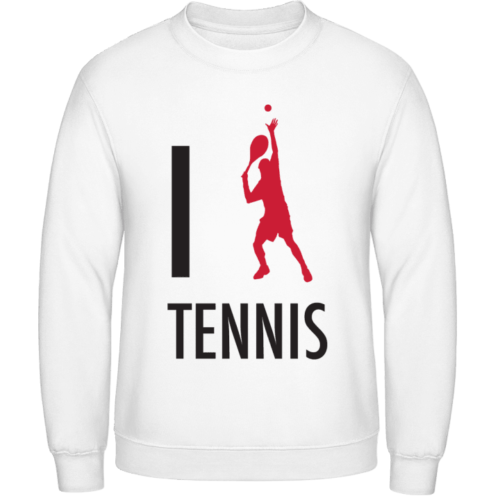 I Love Tennis Sweatshirt contain pic