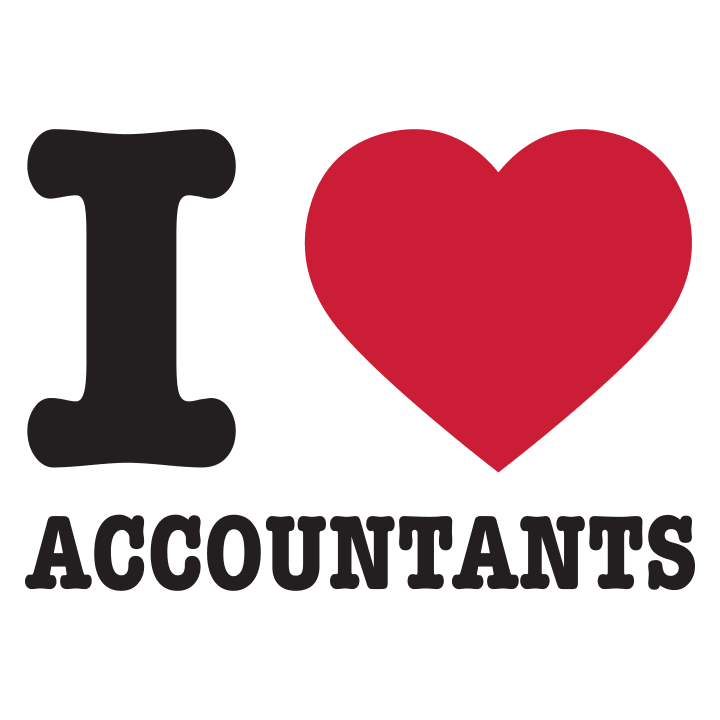 I Love Accountants T-skjorte for kvinner 0 image
