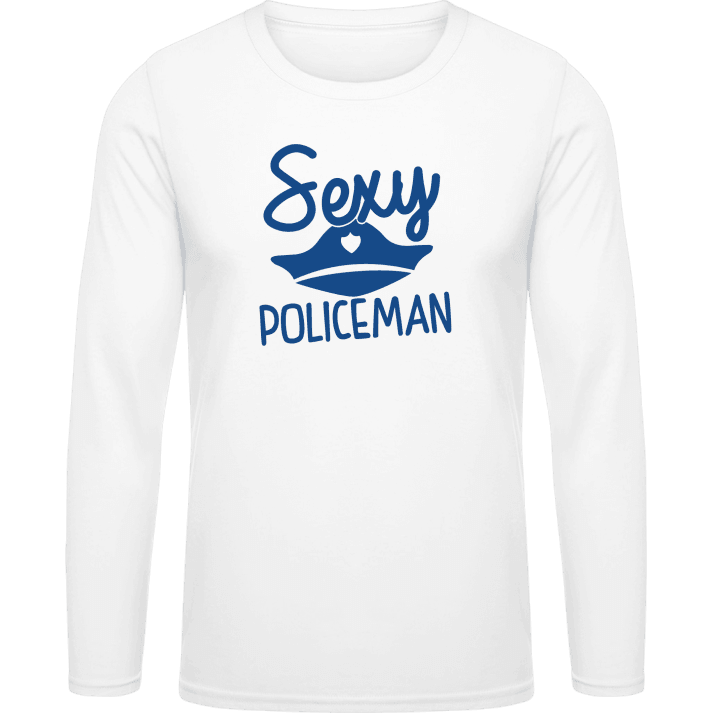 Sexy Policeman Langarmshirt contain pic