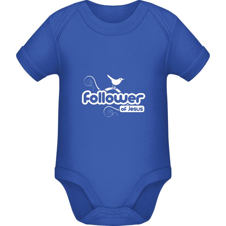 Follower Of Jesus Baby romper kostym contain pic