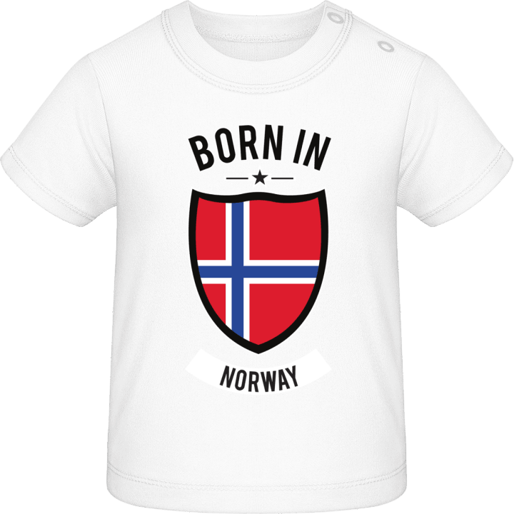 Born in Norway T-shirt för bebisar contain pic