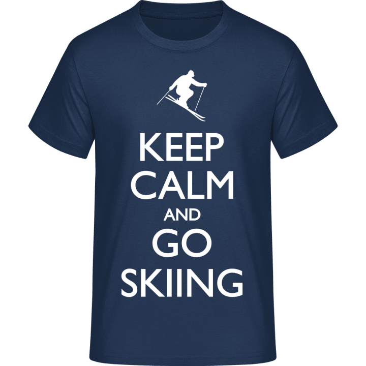 Keep Calm and go Skiing T-Shirt contain pic