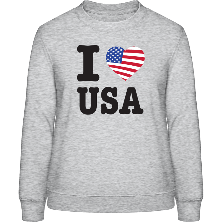 I Love USA Frauen Sweatshirt contain pic