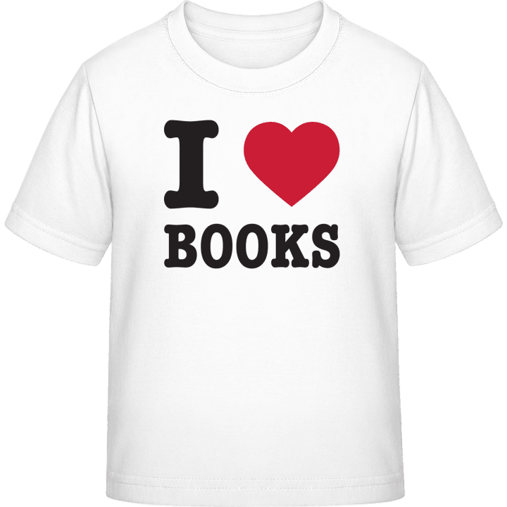 I Love Books Camiseta infantil contain pic