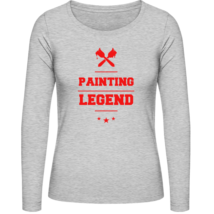 Painting Legend T-shirt à manches longues pour femmes contain pic