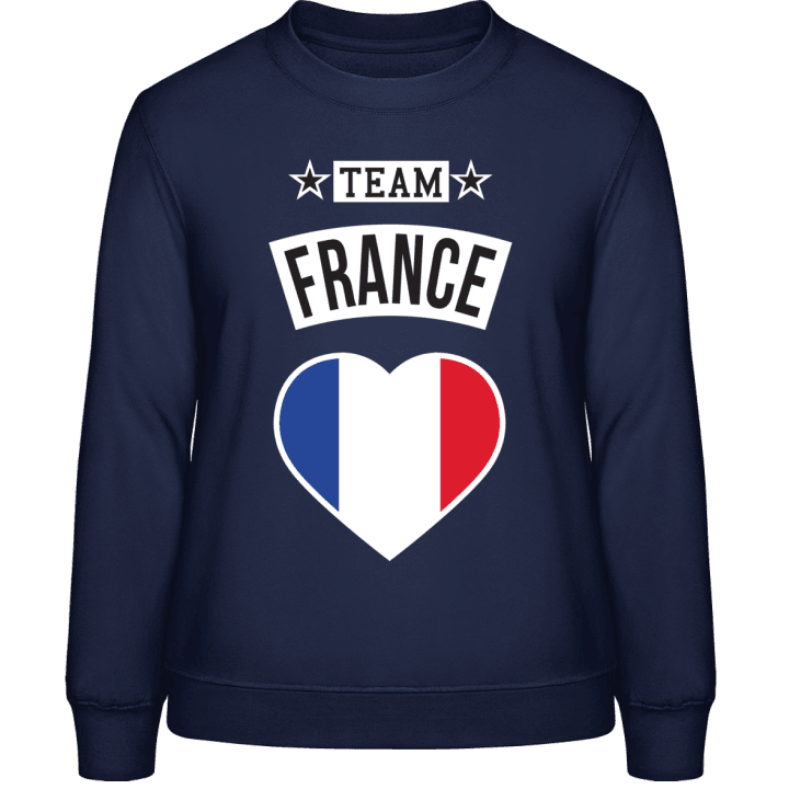 Team France Heart Felpa donna contain pic