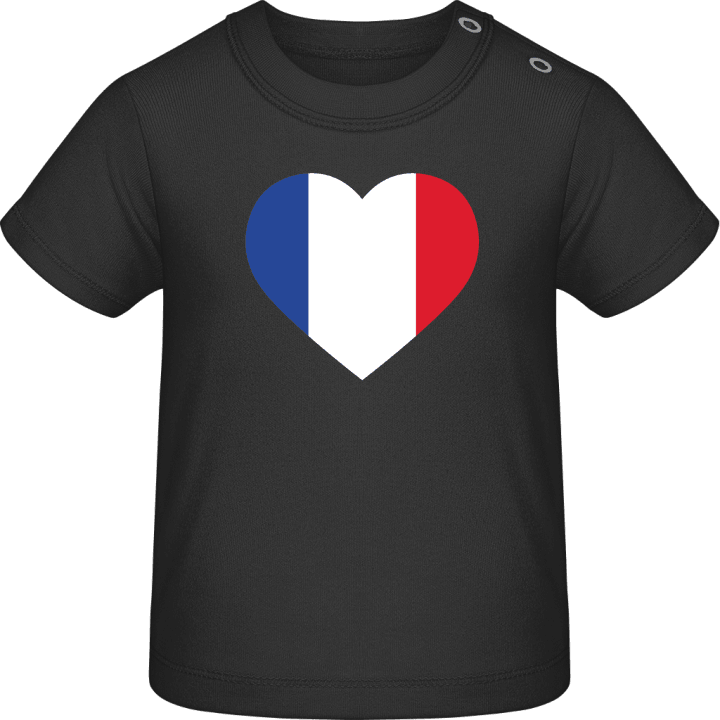 France Heart Baby T-Shirt 0 image