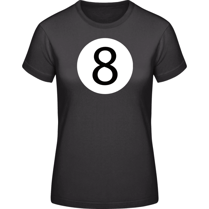 Black Eight Billiards T-skjorte for kvinner 0 image