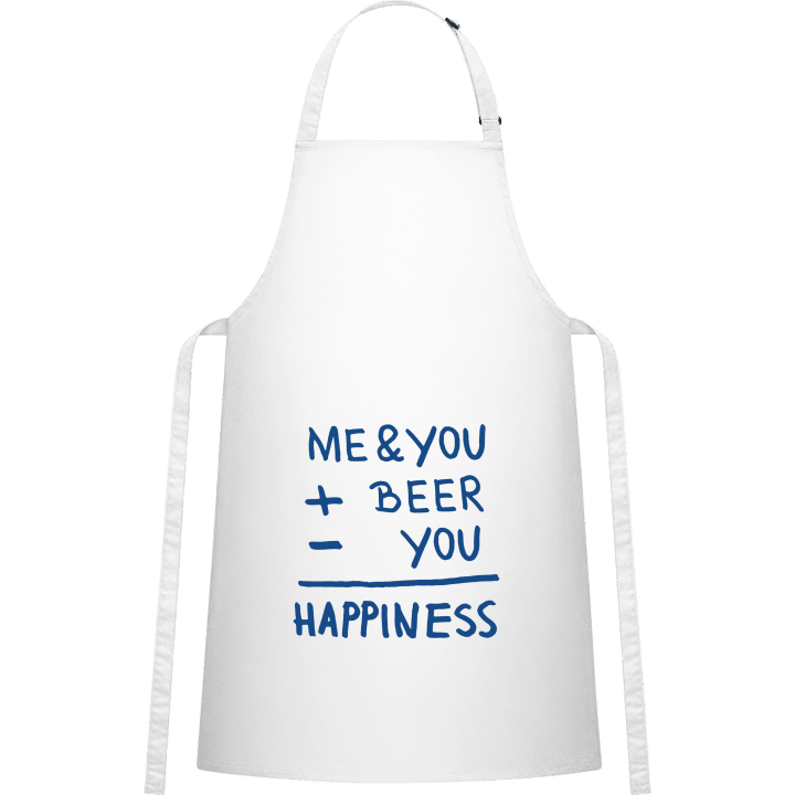 Me You Beer Happiness Förkläde för matlagning contain pic