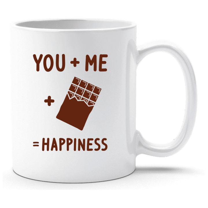You + Me + Chocolat= Happiness Tasse 0 image