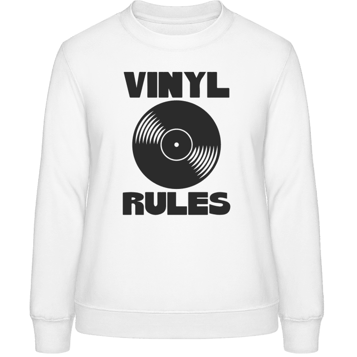 Vinyl Rules Vrouwen Sweatshirt contain pic