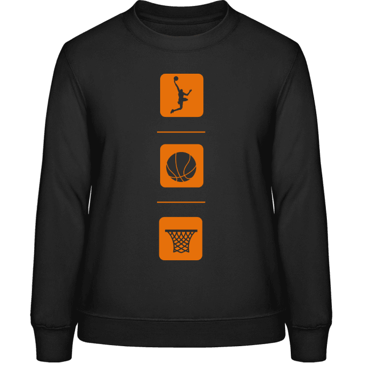 Basketball Icons Sweatshirt för kvinnor contain pic