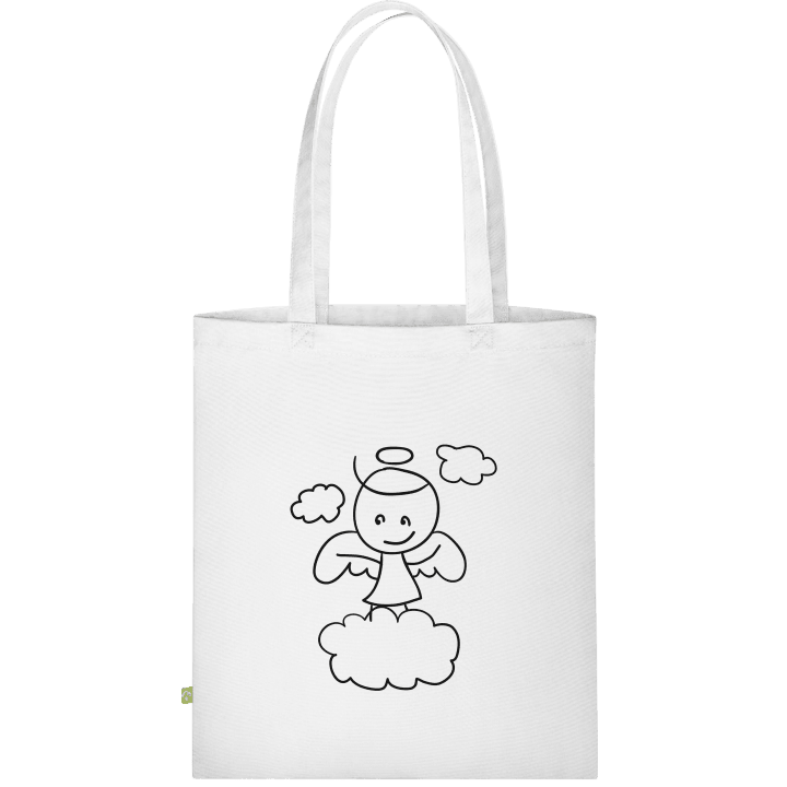 Cute Angel On Cloud Stofftasche contain pic