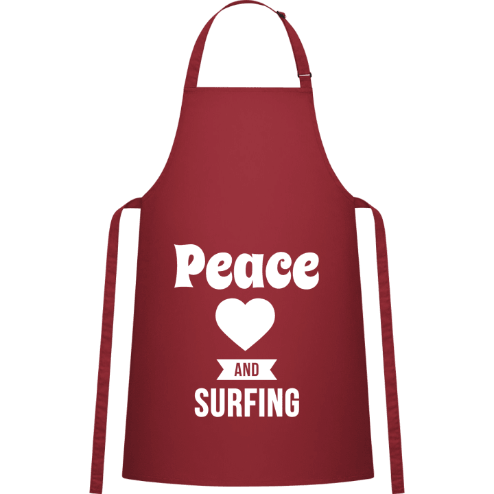 Peace Love And Surfing Kitchen Apron contain pic