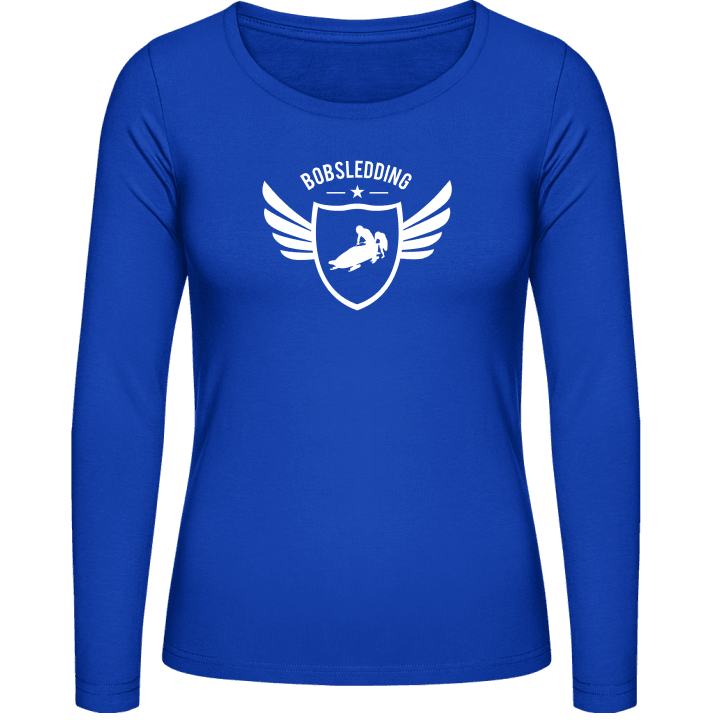 Bobsledding Winged Frauen Langarmshirt contain pic