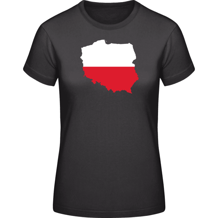Poland Map T-skjorte for kvinner contain pic