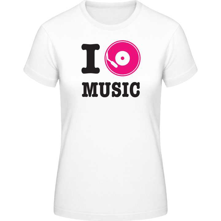 I Love Music T-skjorte for kvinner 0 image