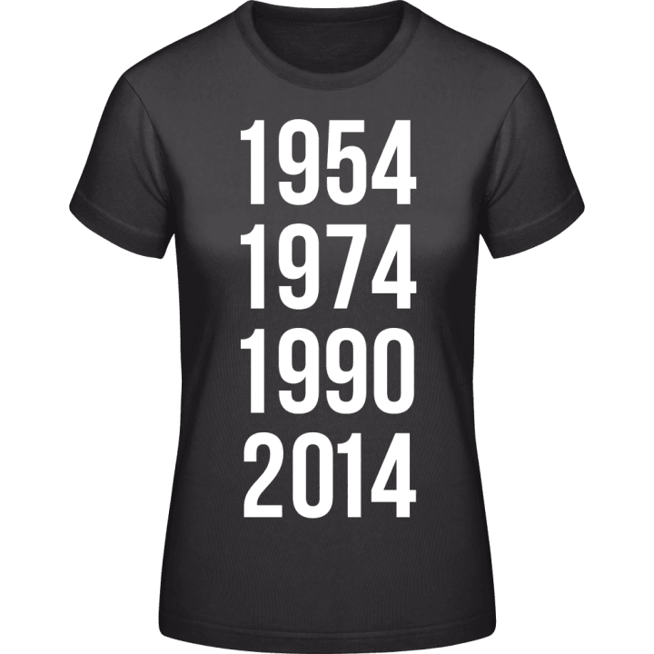 54 74 90 2014 T-shirt pour femme contain pic