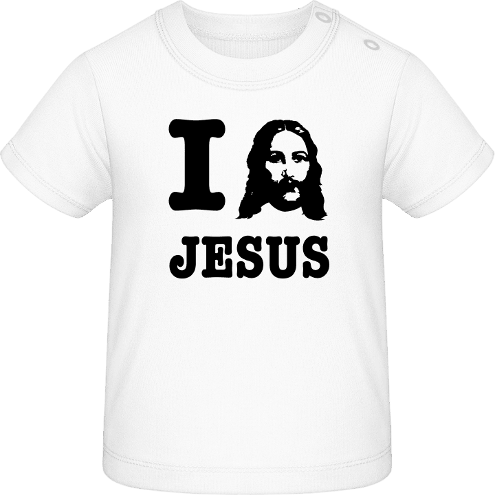I Love Jesus T-shirt bébé contain pic